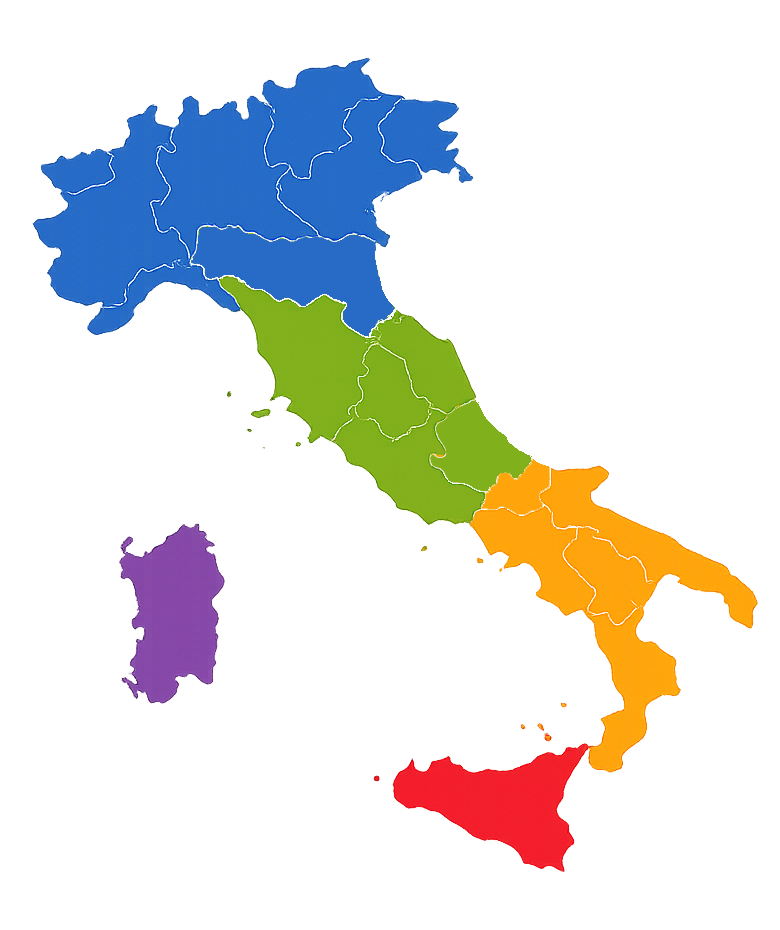 Organizzazione territoriale ARMI - Dipartimenti italiani